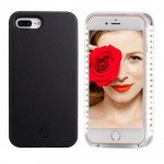 Wholesale iPhone SE 2022 / 2020 / 8 / 7 Selfie Illuminated LED Light Case (Black)
